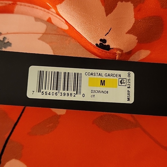 NWT Donna Karan Coastal Garden Blouse - Picture 2 of 9